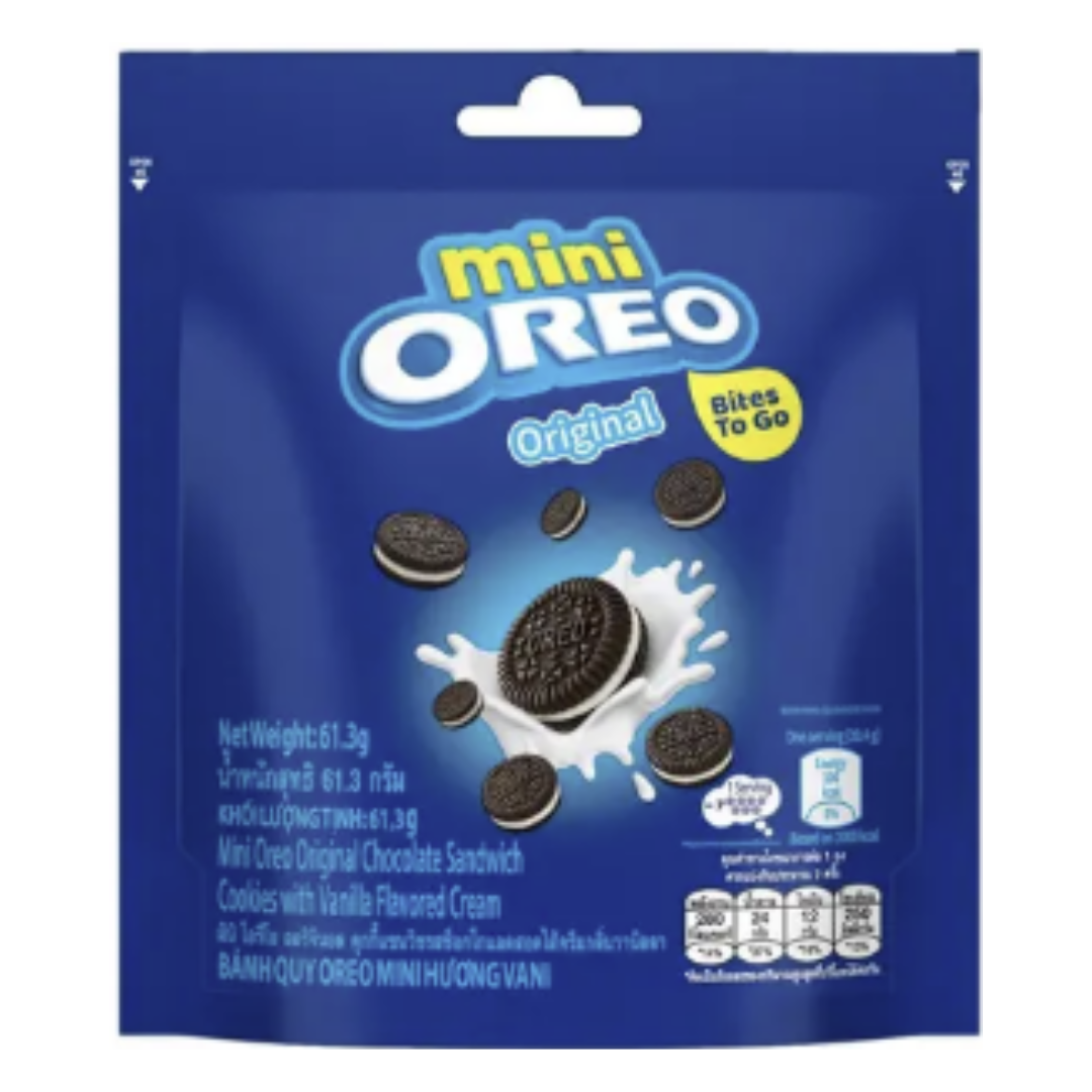 Oreo Mini Biscuit Original Vanilla Pouch (24x61.3g)