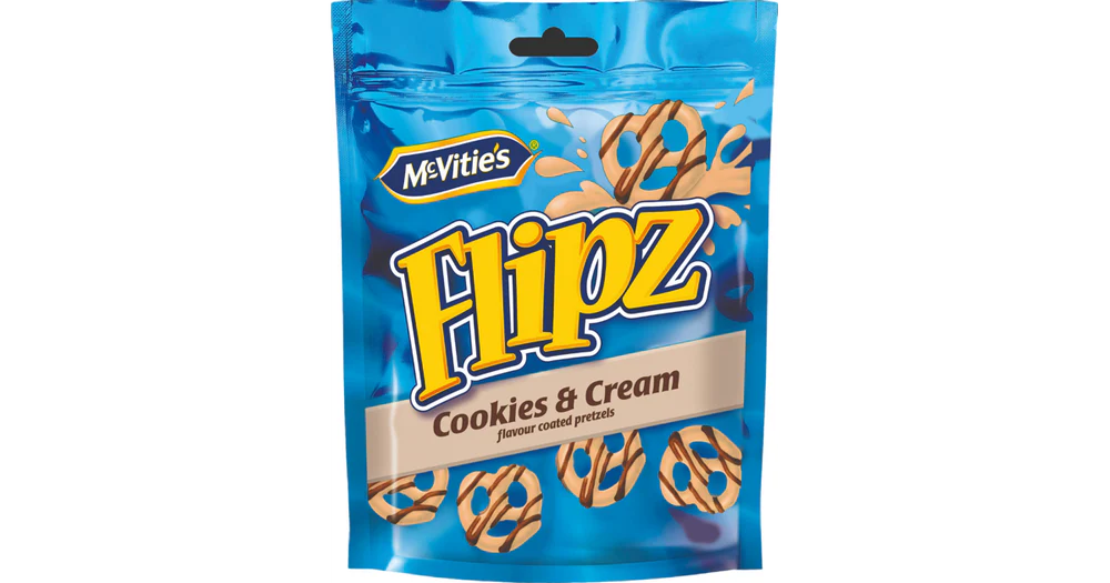 McVities Flipz Cookies & Cream (8x120g)