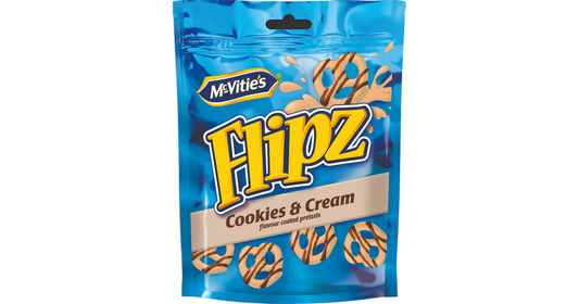 McVities Flipz Cookies & Cream (8x120g)