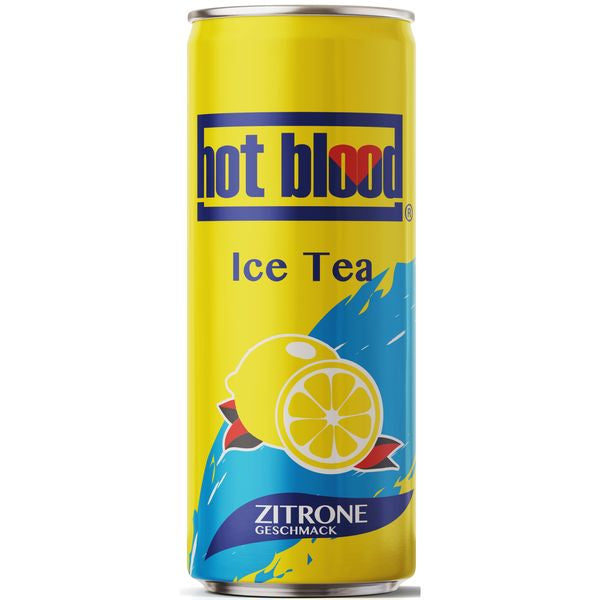 Hot Blood Ice Tea Lemon (24x330ml)