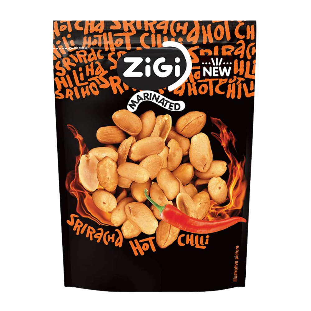 Marinated Peanuts Sriracha Hot Chilli (16x70g)