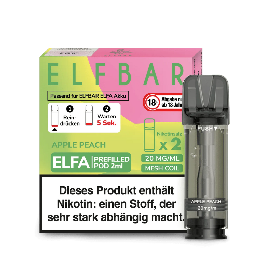 Elfbar Pods Apple Peach 20mg/ml 2ml (10x2er Pack)