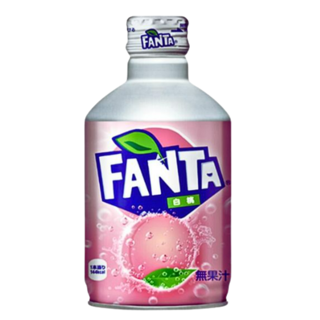 Fanta White Peach Metal Bottle (24x300ml)