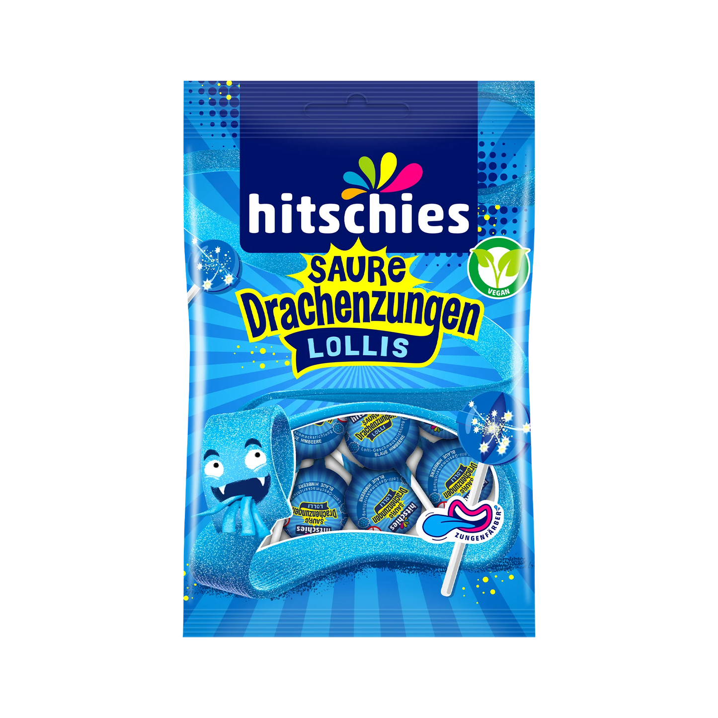 Hitschies Saure Drachenzungen Lollis (12x128g)