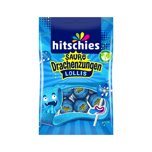 Hitschies Saure Drachenzungen Lollis (12x128g)