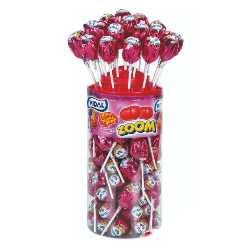 Vidal Strawberry Zoom Lollies (1x1293g)
