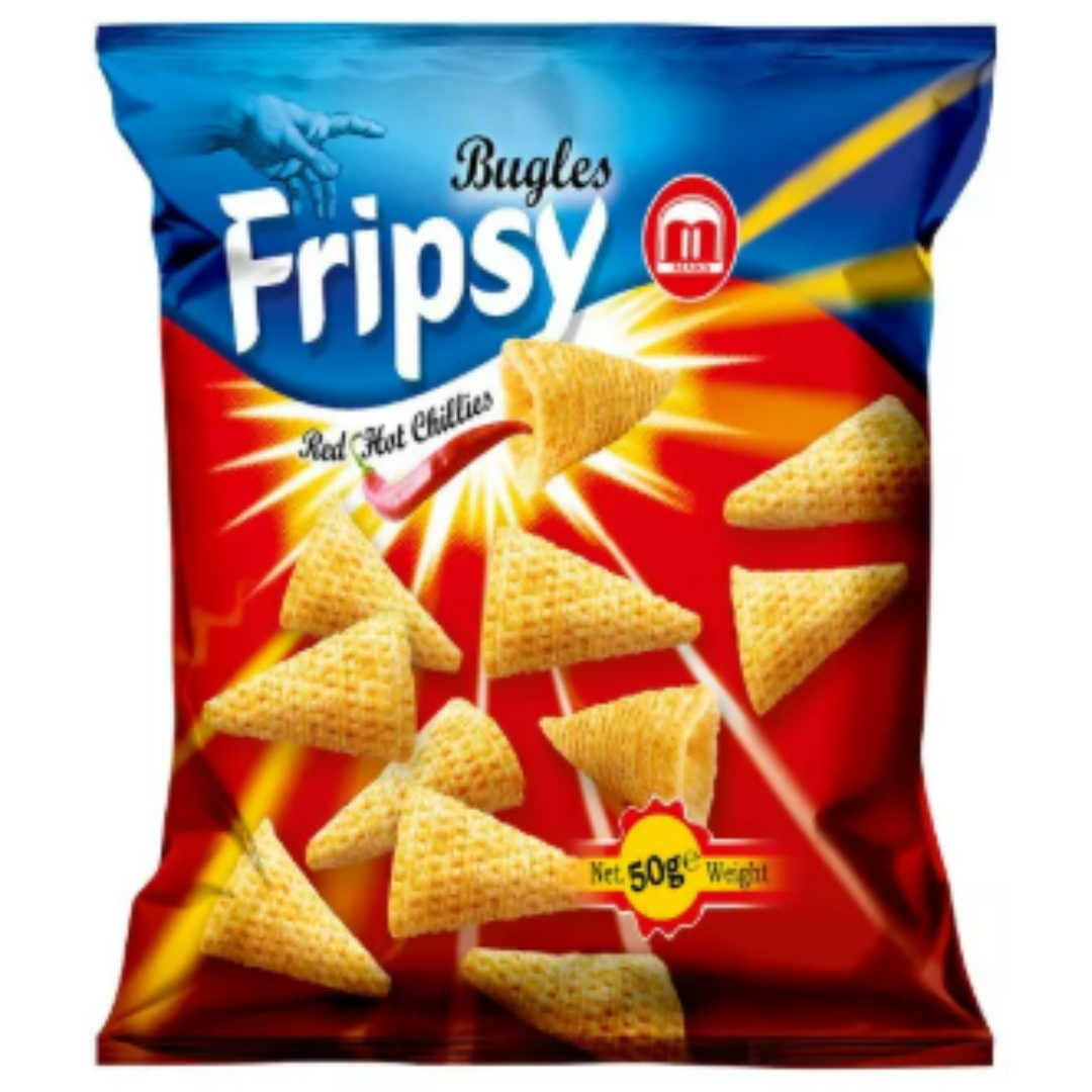 Fripsy Bugles Red Hot Chilies (25x50g)
