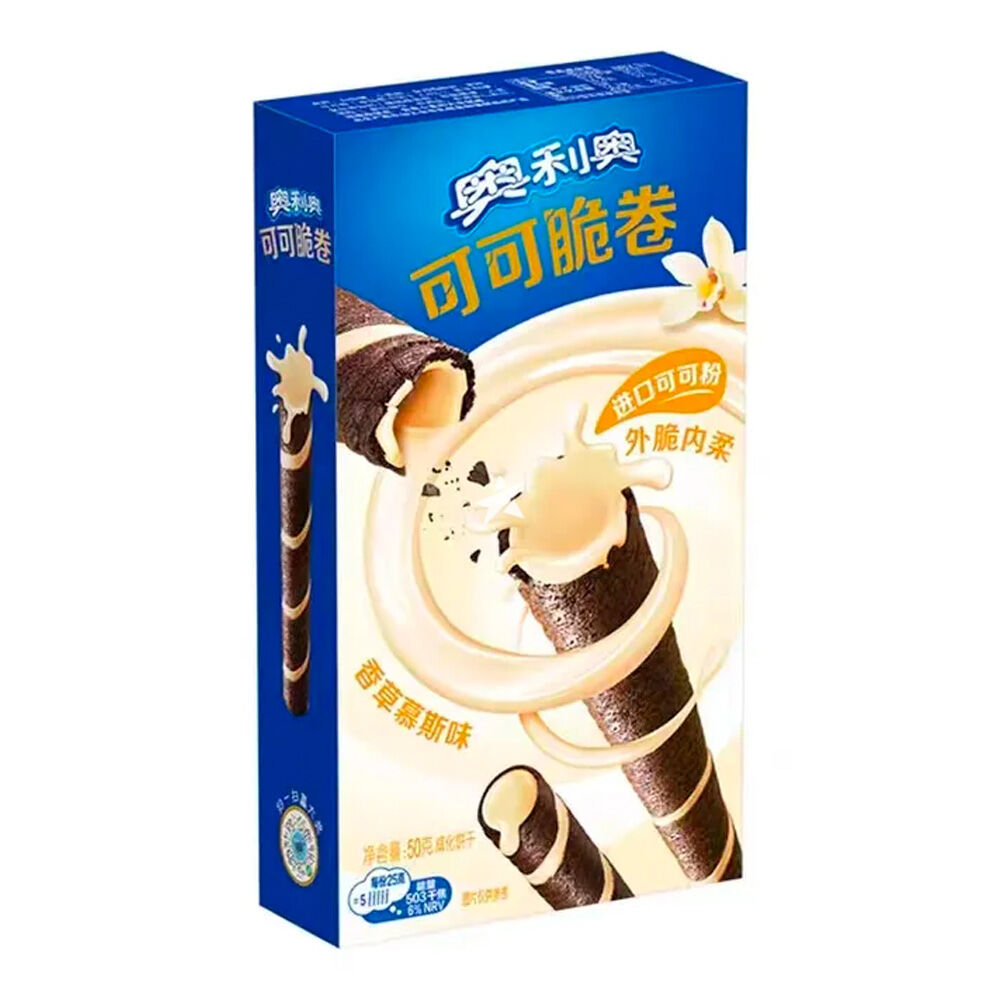 Oreo Cocoa Crisp Roll Vanilla Mousse (24x50g)