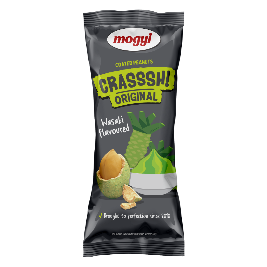 Mogyi Marinated Peanuts Wasabi (30x60g)