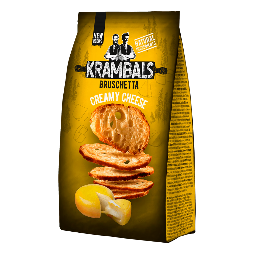Krambals Bread Chips Creamy Cheese (12x70g)