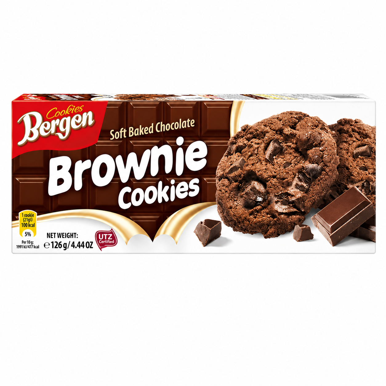Bergen Brownie Cookies (18x126g)