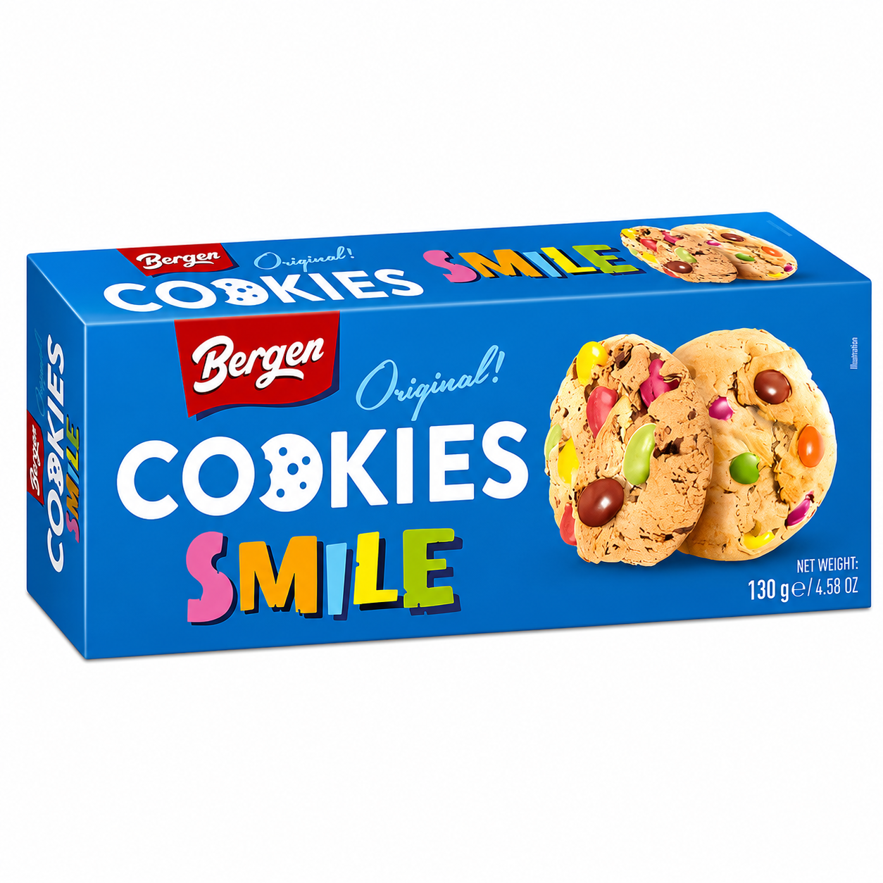 Bergen Smile Cookies (18x130g)