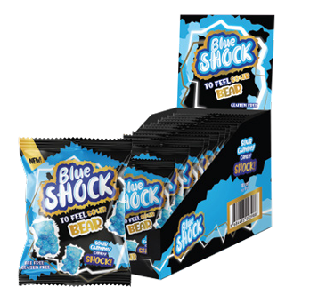 Halal Blue Shock Sour Bear (4x12x80g)