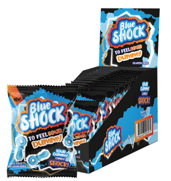 Halal Blue Shock Sour Pacifier (4x12x80g)
