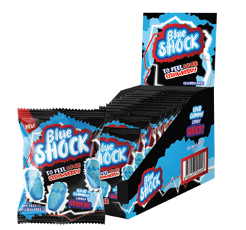 Halal Blue Shock Sour Strawberry (4x12x80g)