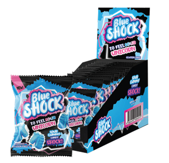 Halal Blue Shock Sour Unicorn (4x12x80g)