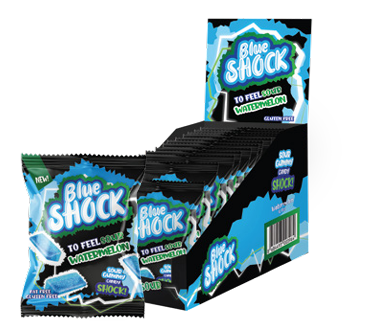 Halal Blue Shock Sour Watermelon Slices (4x12x80g)