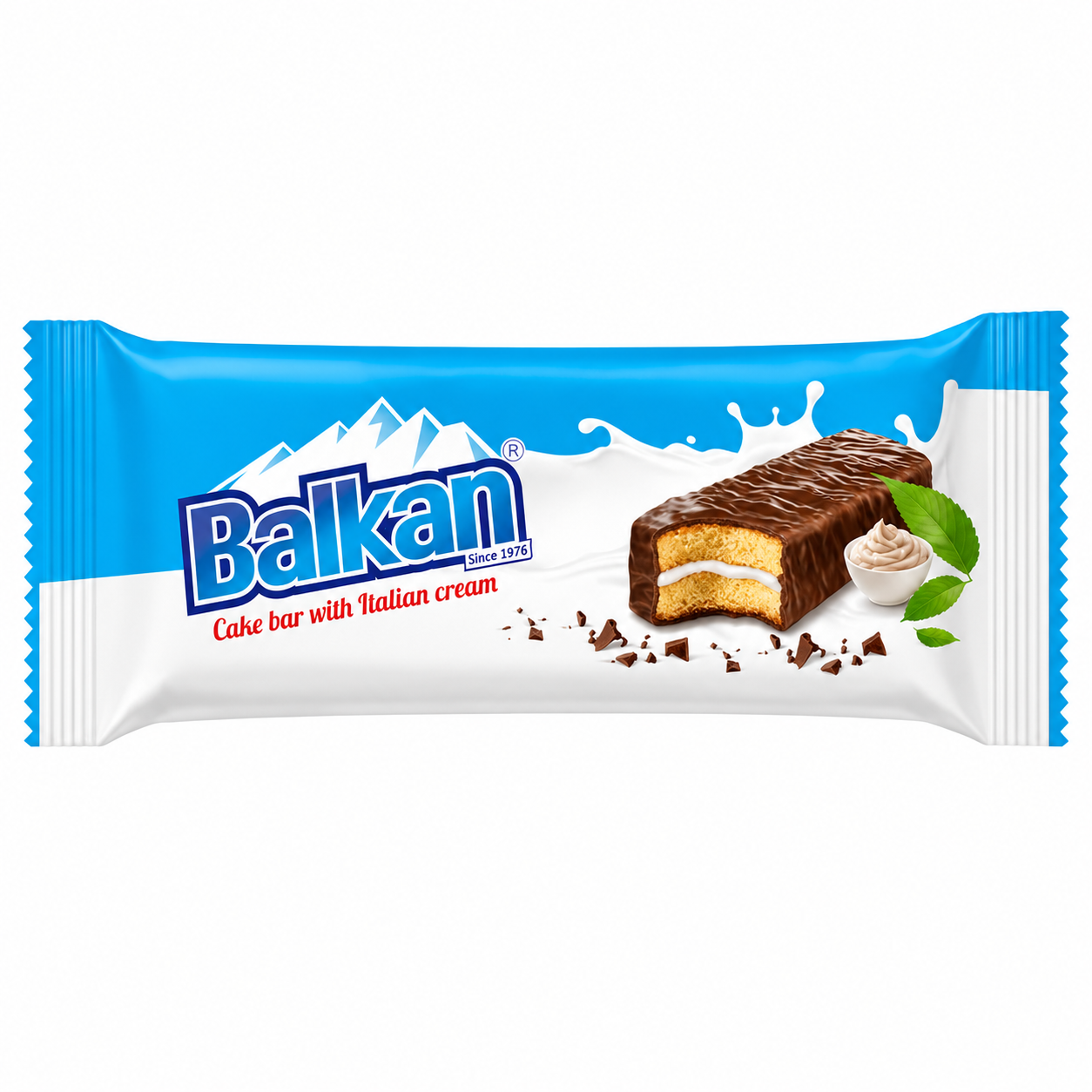 Cake Bar BALKAN Coated Italian Cream (24x50g)