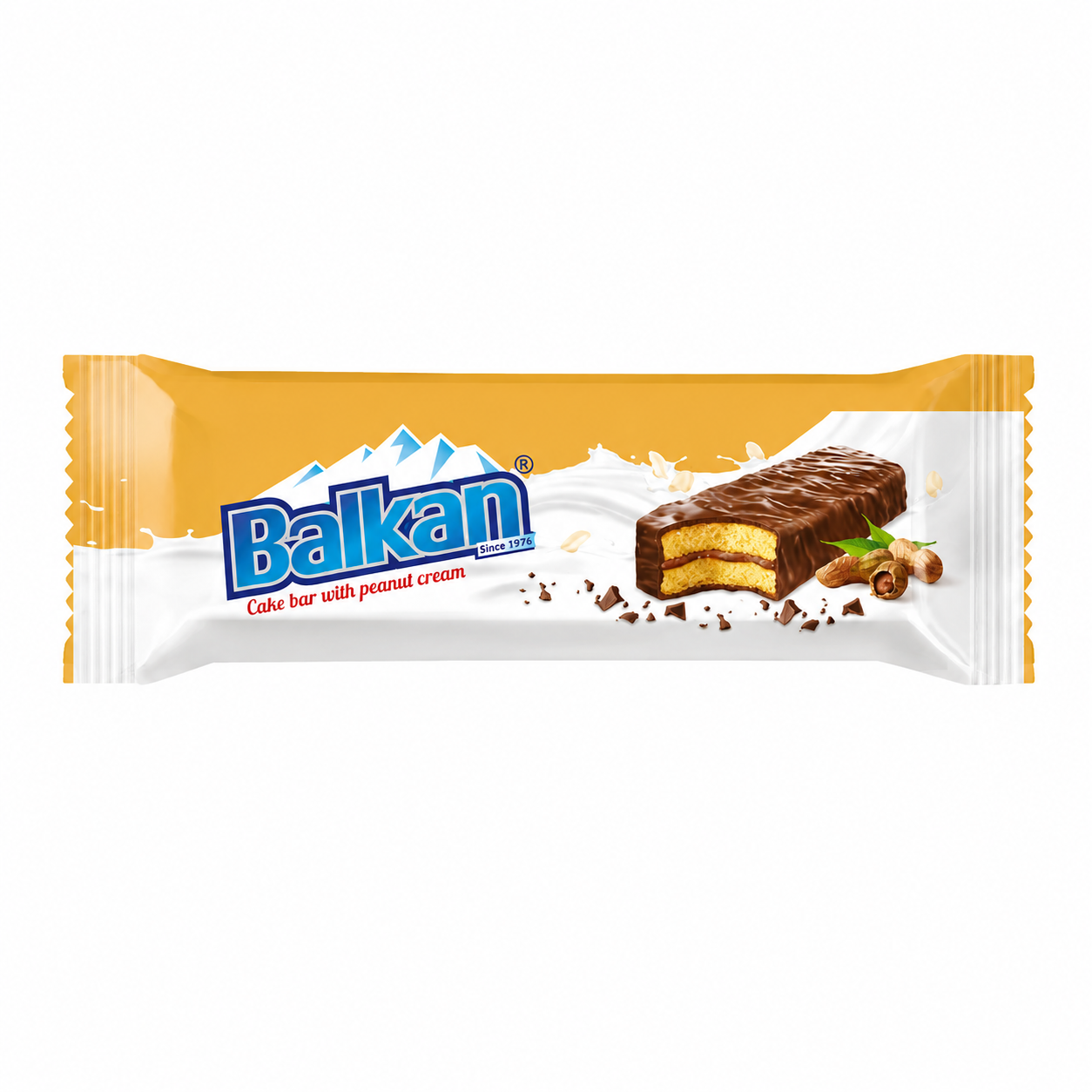 Cake Bar BALKAN Coated Peanut Cream (24x50g)