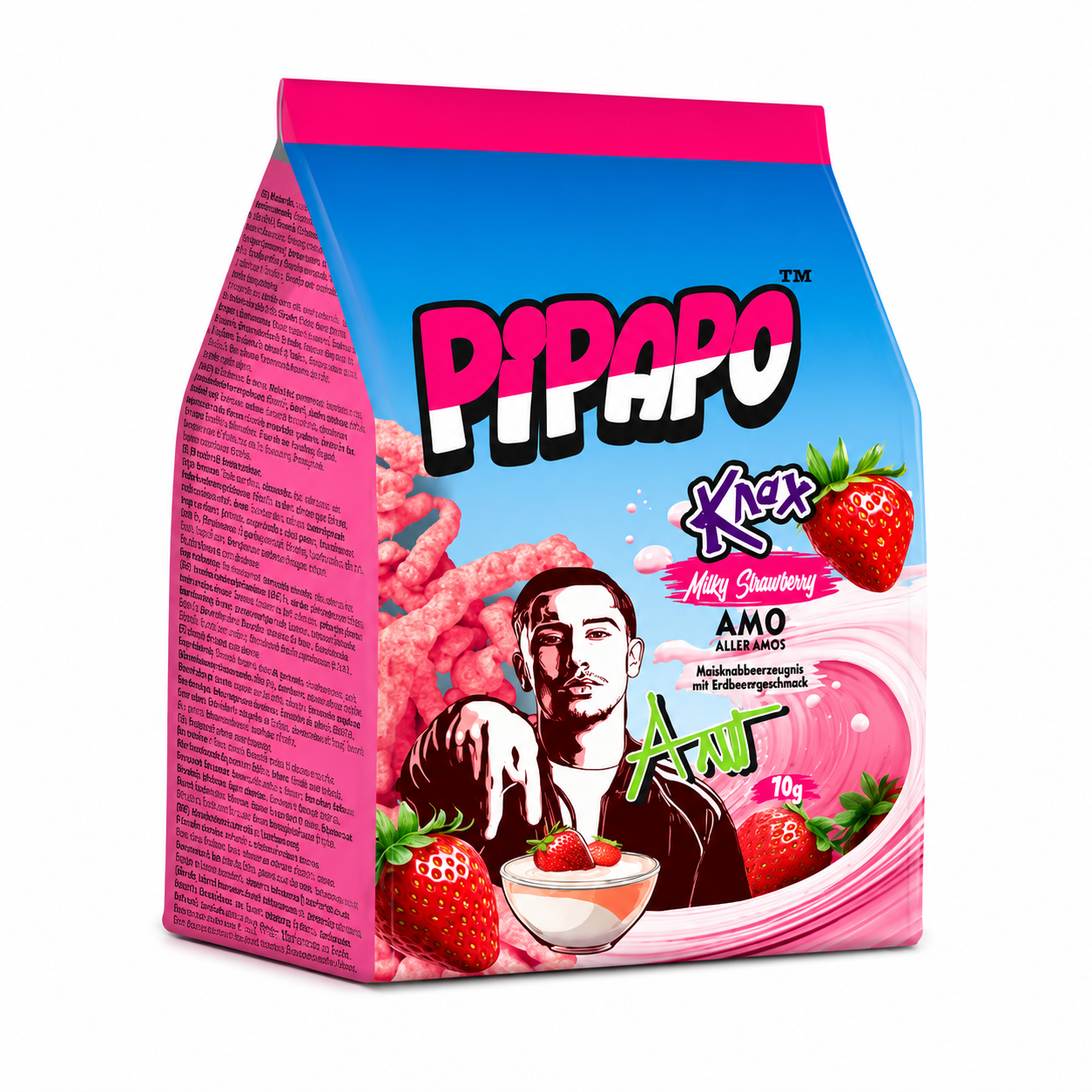 Pipapo AMO Knax Milky Strawberry (24x70g)
