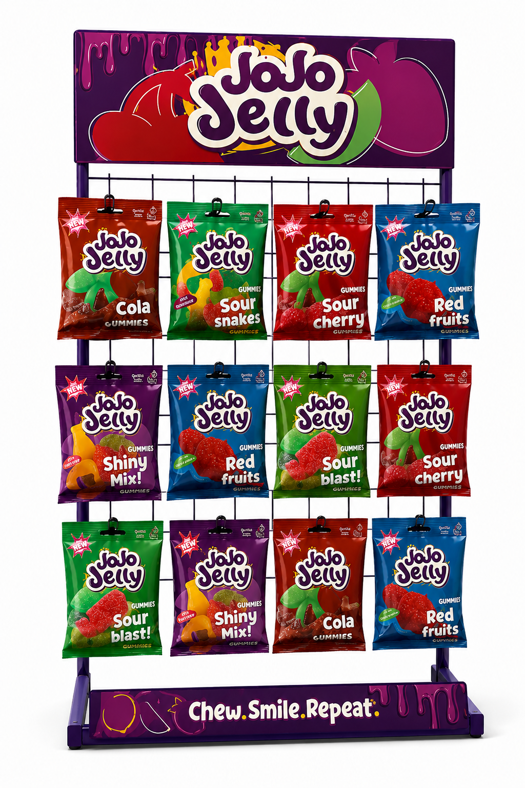JoJo Jelly Metalstand Cashier-Display
