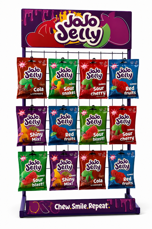 JoJo Jelly Metalstand Cashier-Display