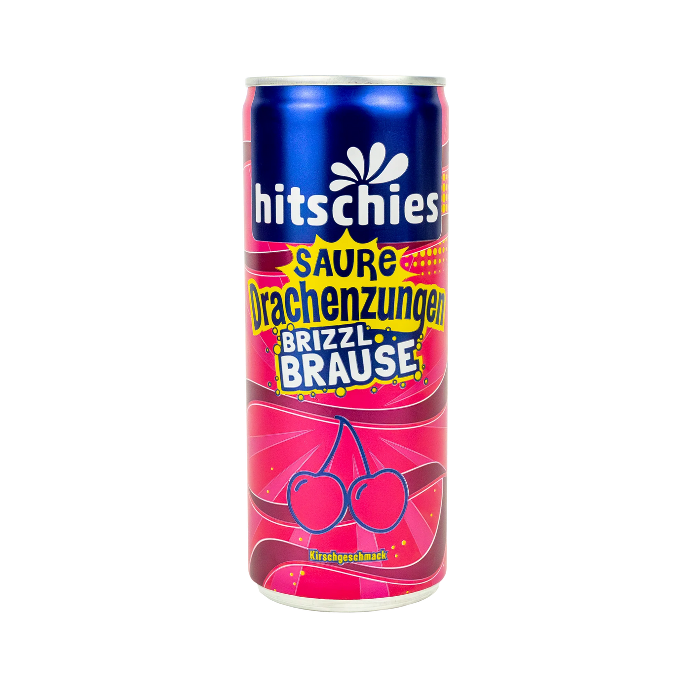 Hitschies Sour Dragon Tongues Brizzl Cherry Fizzy Drink (24x250ml)