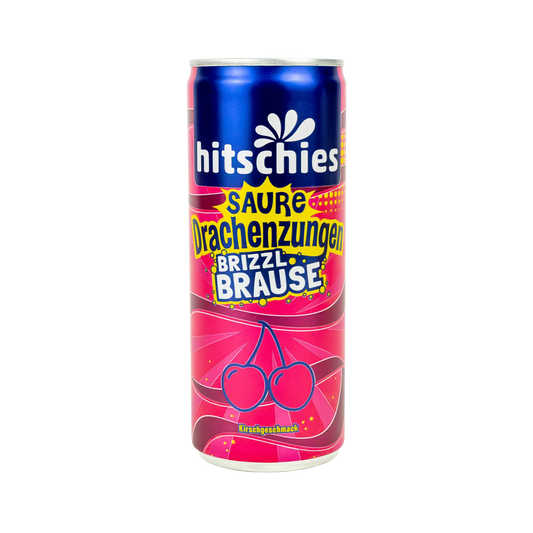 Hitschies Saure Drachenzungen brizzl Brause Kirsche (24x250ml)
