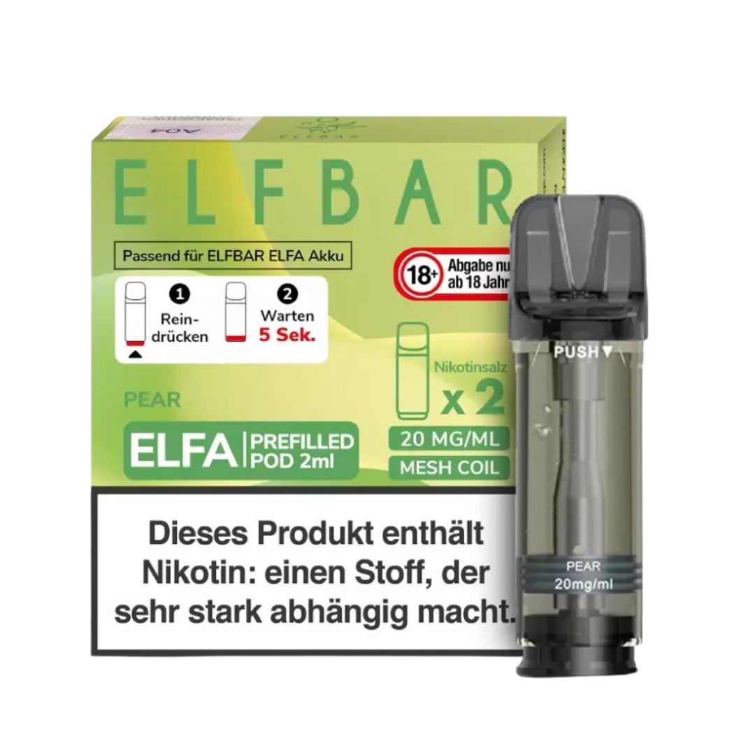 Elfbar Pods Pear 2er Pack (10x4ml)
