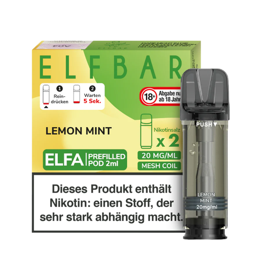Elfbar Pods Lemon Mint (10x2 pieces)