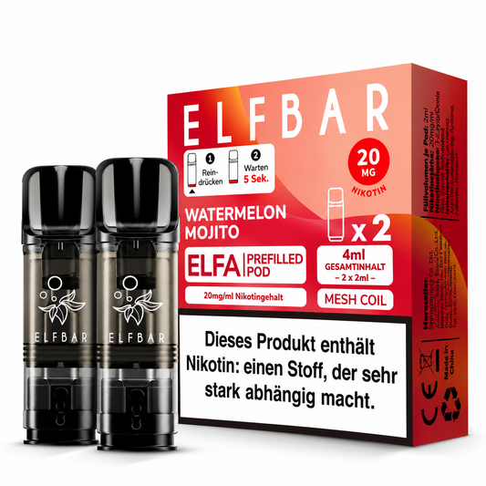 Elfbar Pods Watermelon Mojito (10x2)