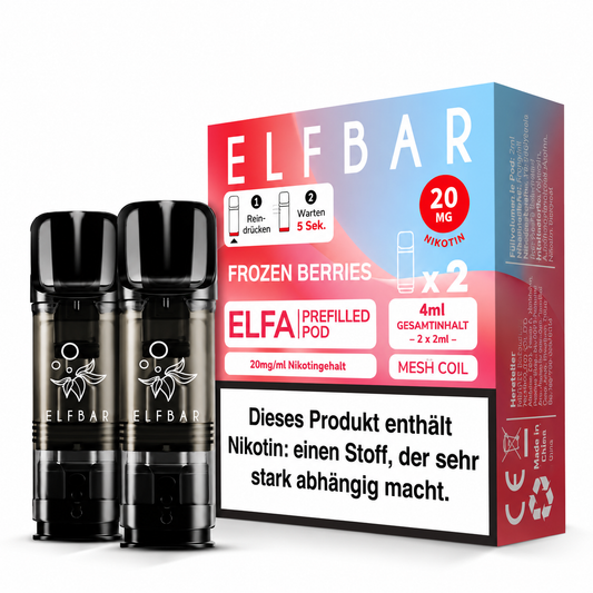 Elfbar ELFA Pods Frozen Berries 20mg/ml 2ml (10x2er Pack)