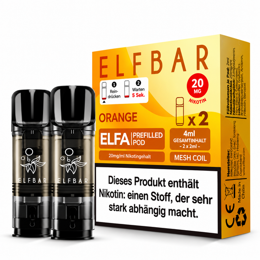 Elfbar Pods Orange 2ml (10x2er Pack)