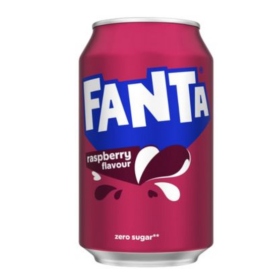 Fanta Raspberry Zero Sugar (24x330ml)