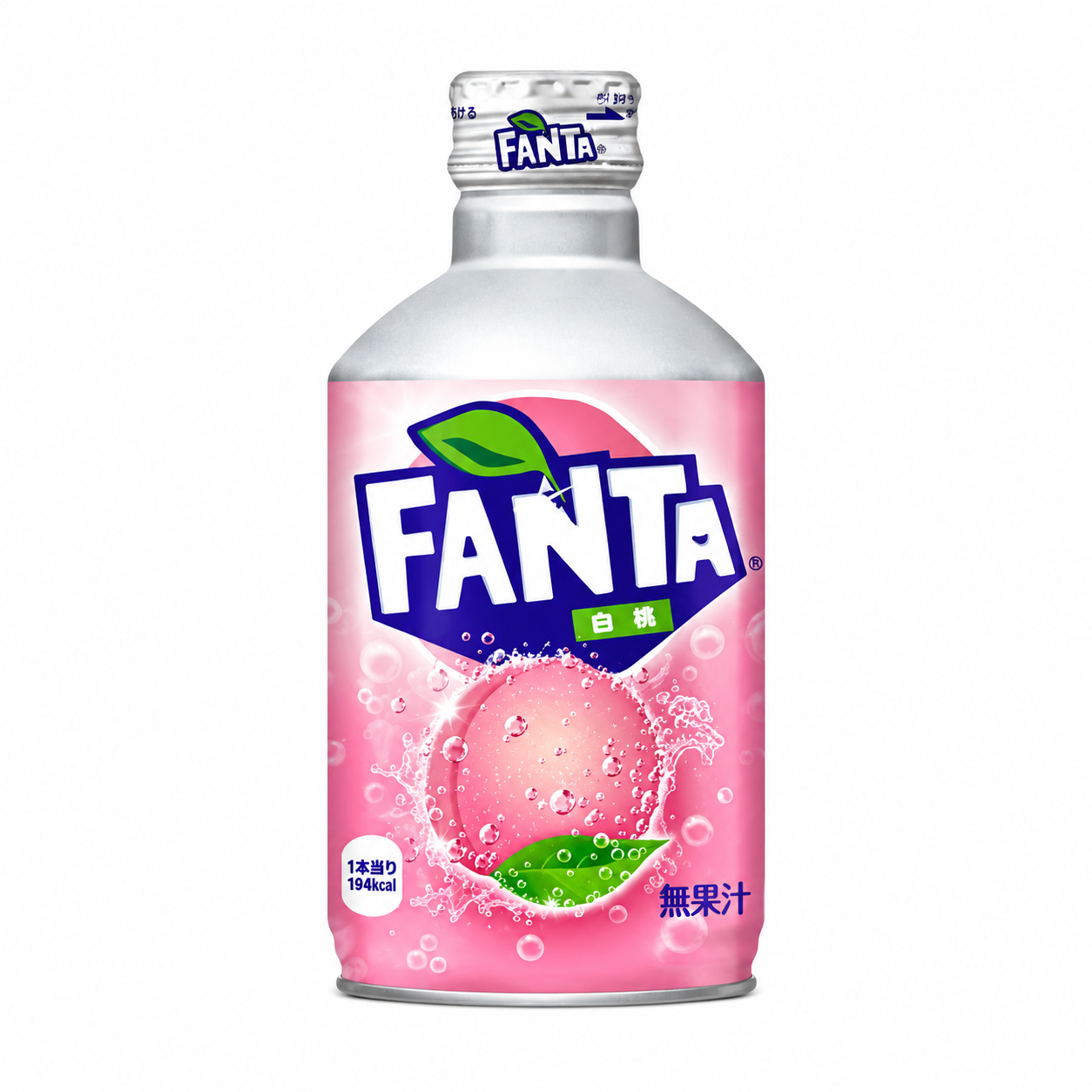 Fanta White Peach Metal Bottle Japan (24x300ml)
