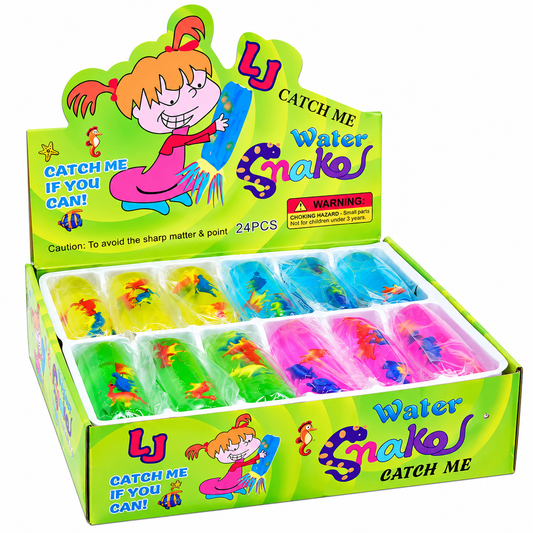 Flutschi-Wasser Röhre mit Dinos 4 Farben (1x24er Pack)