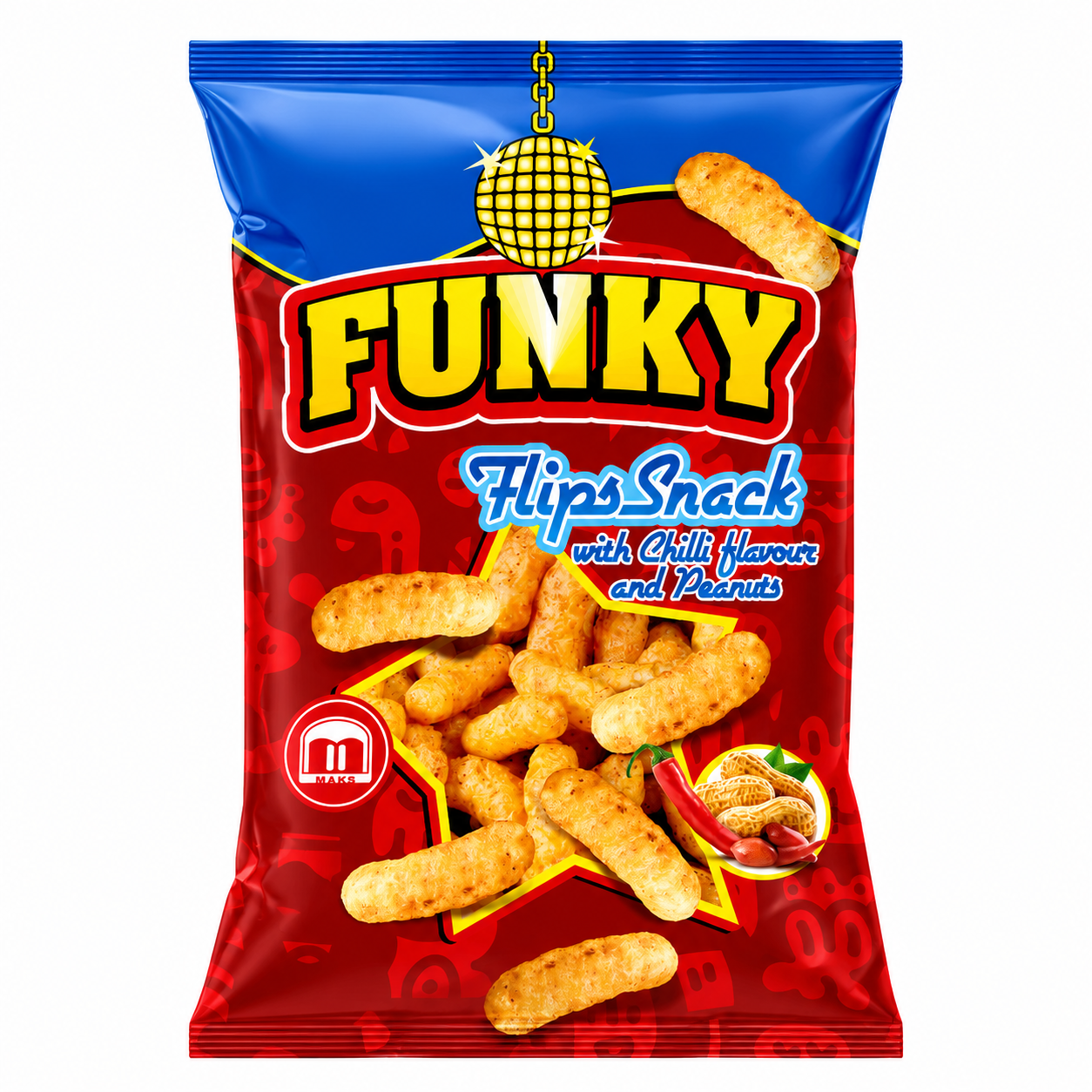 Funky Flips Chilli Peanut (10x170)