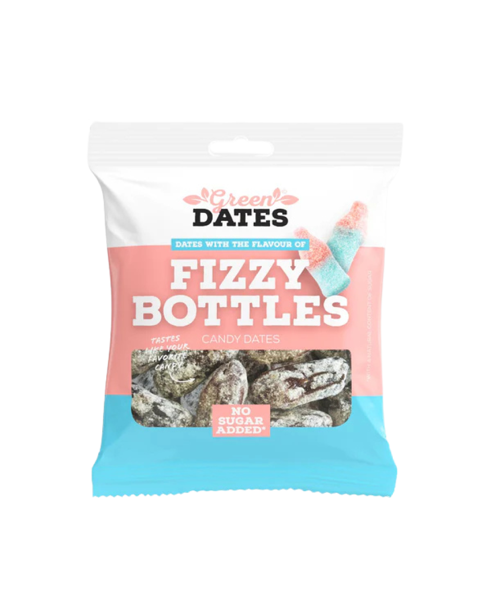 Green Dates Datteln Fizzy Bottles (16x90g)