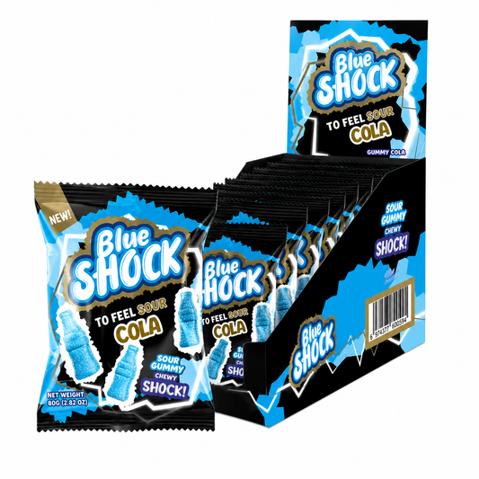 
Halal Blue Shock Sour Cola (4x12x80g)