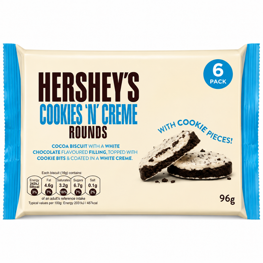 Hershey Cookies 'N' Cream Rounds (10x96g)
