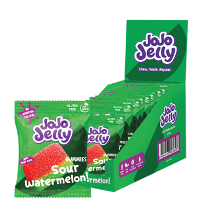 Jojo Jelly Sour Watermelon (4x12x80g)
