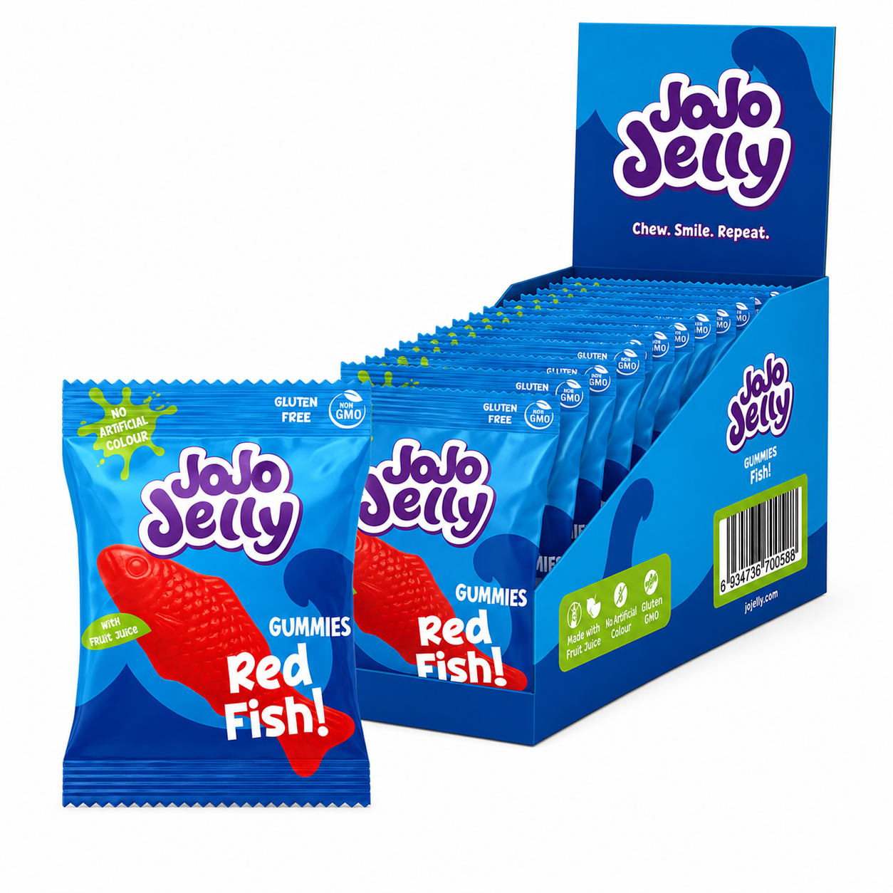 Jojo Jellly Red Fish (4x12x80g)