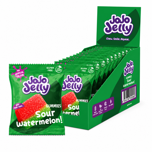 Jojo Jellly Sour Watermelon (4x12x80g)