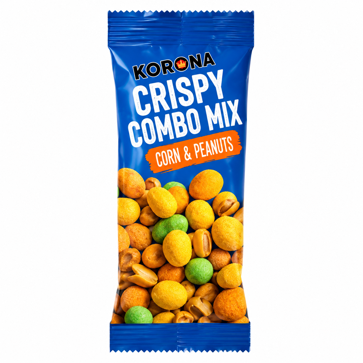 Korona Cripsy Combo Mix Corn & Peanuts (22x60g)