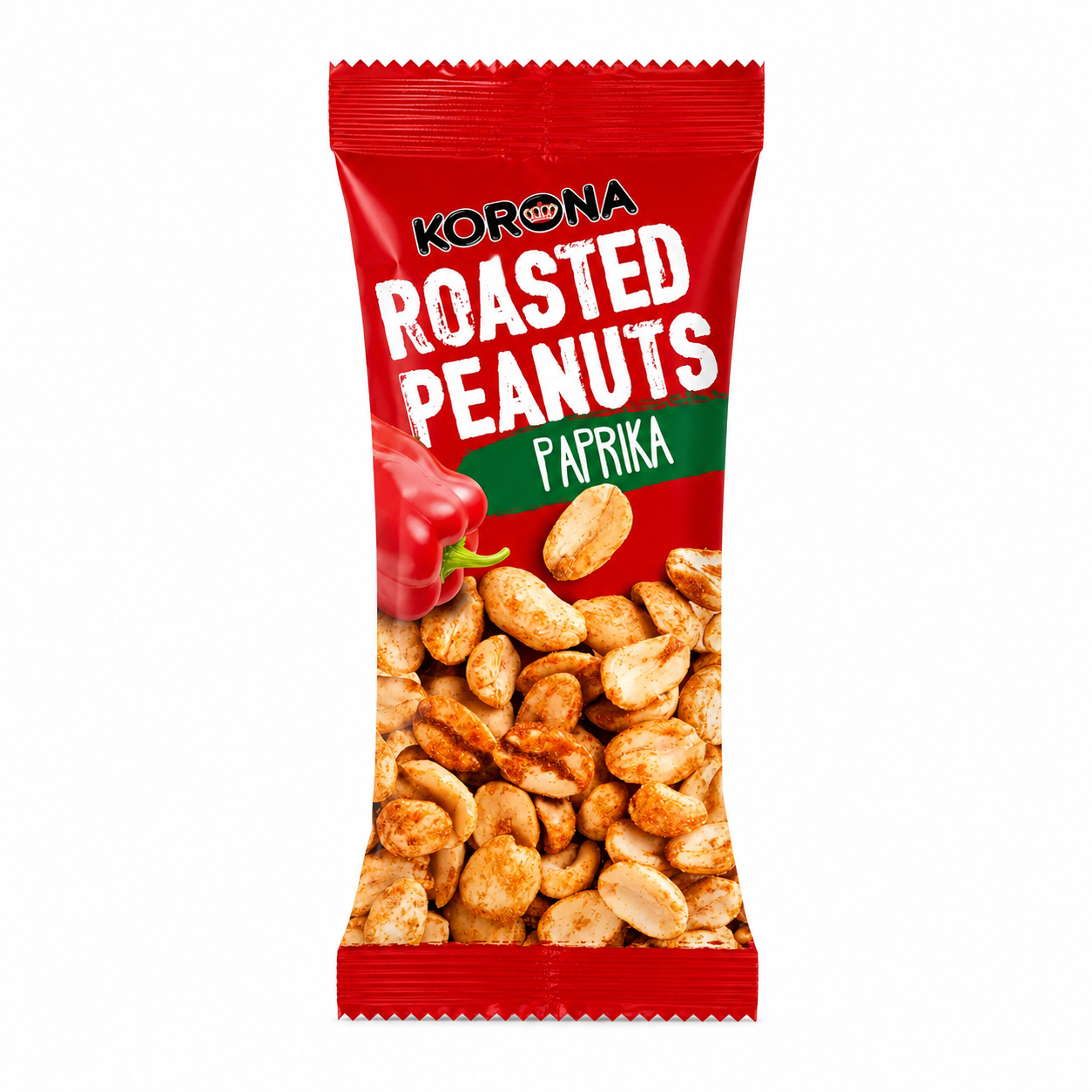 Korona Roasted Peanuts Paprika (22x70g)