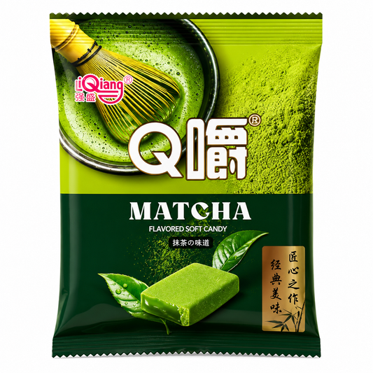 Liqiang Q Chew Matcha Milk Display (20x26g)