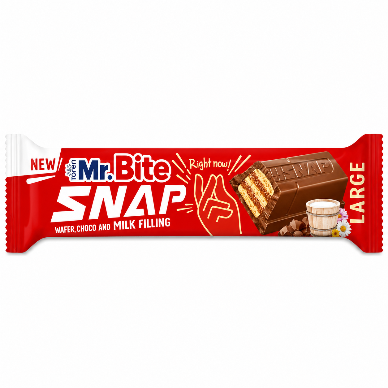 MR. Bite Snap Milk Choc (6x24x35g)