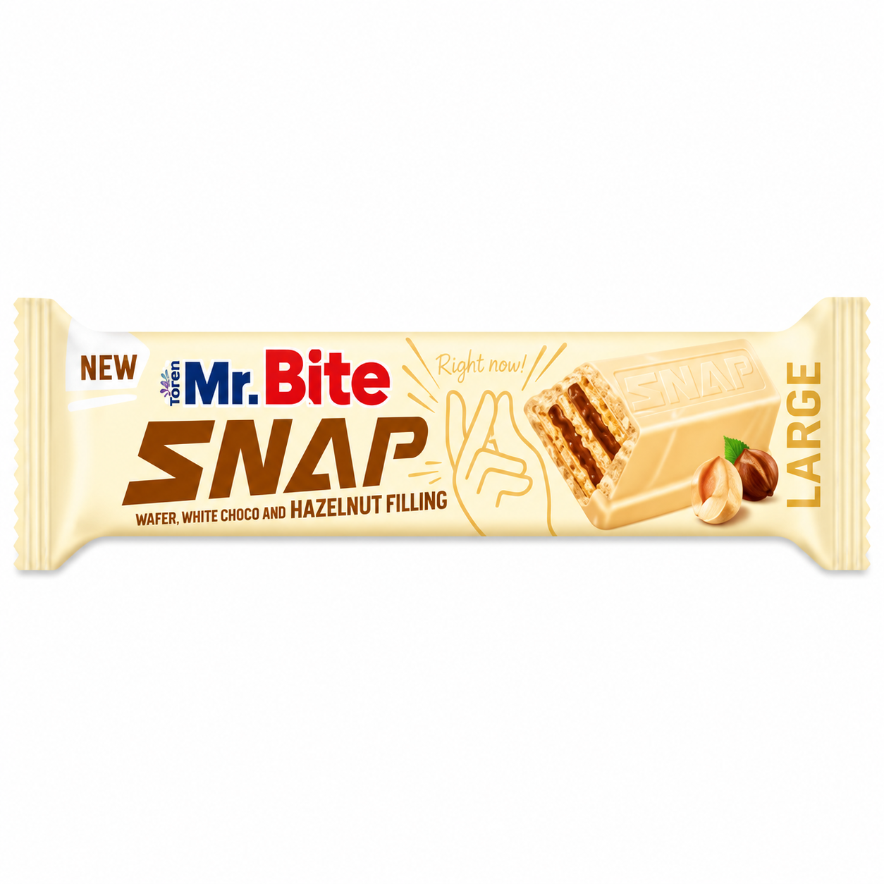 MR. Bite Snap White Choc Hazelnut (6x24x35g)