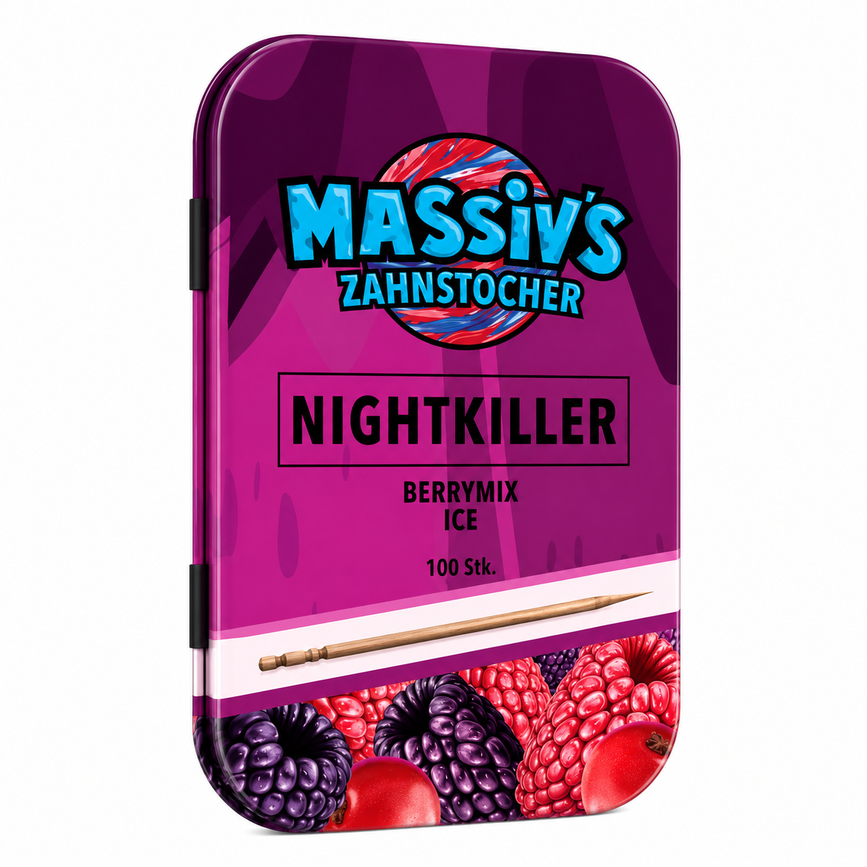 Massiv's Zahnstocher Berrymix Eis - Nightkiller (480x100stck.)