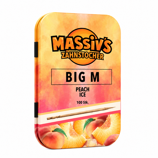Massiv's Zahnstocher Peach Ice - Big M (480x100stck.)